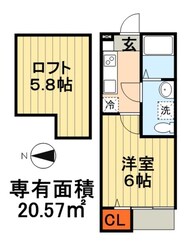 ディアコート亥鼻の物件間取画像